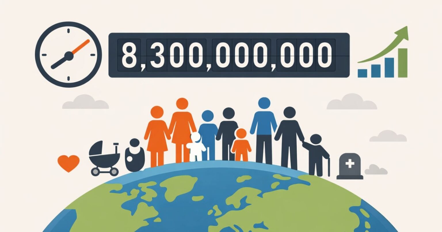 World Population 2028: 8.44 Billion | India & Tokyo Will Lead the Chart