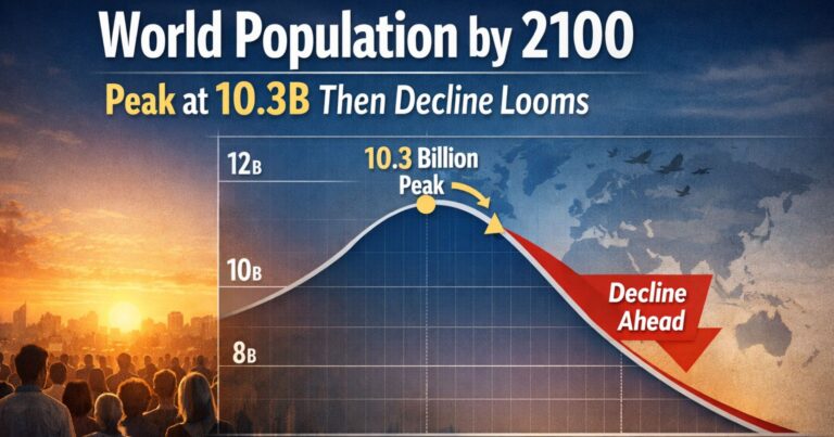 World Population by 2100: Peak at 10.3B Then Decline Looms