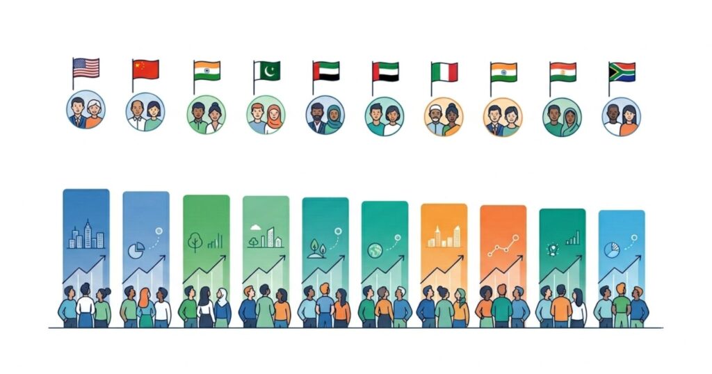 The 10 Most Populated Countries in 2050: Some Will Surprise You