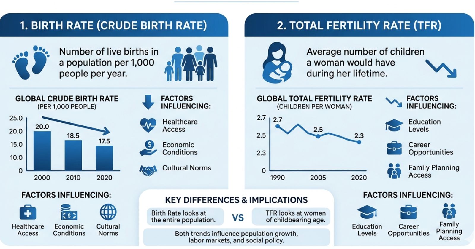 Birth Rate vs Fertility Rate: Key Differences Explained