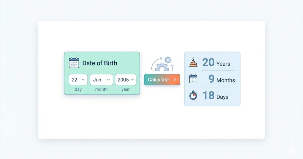Real-Time Age Calculator Guide: Instant Online Age Calculation By Date of Birth