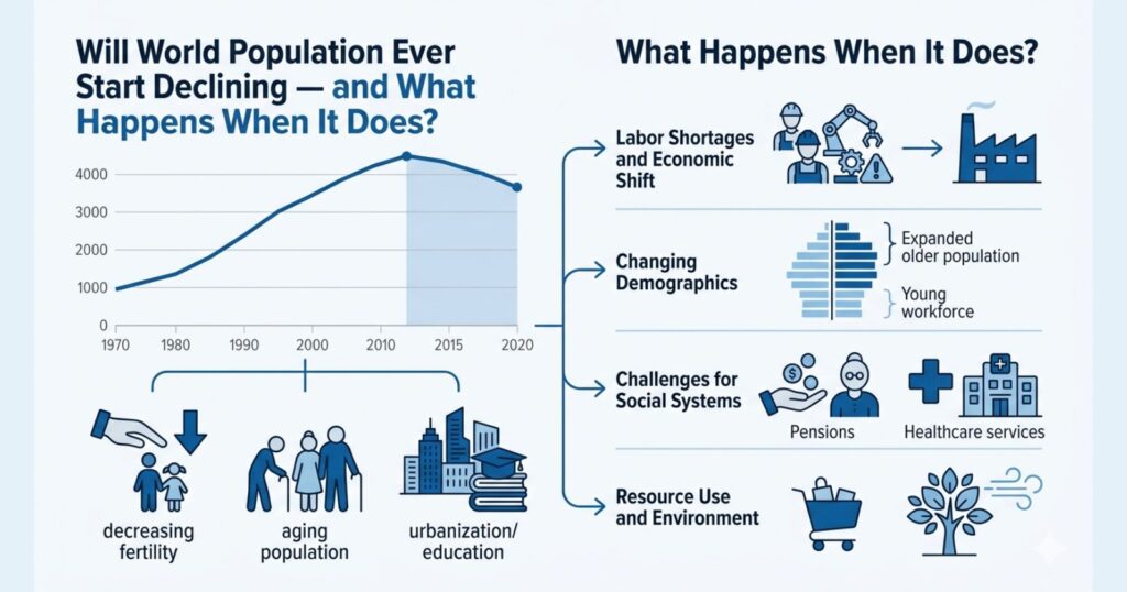 Will World Population Ever Start Declining and What Happens When It Does?