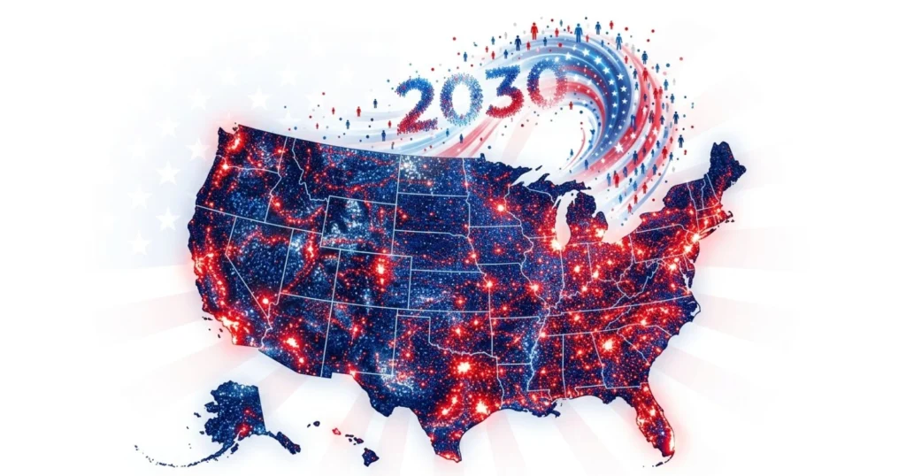 USA Population 2030: 351 Million Ahead of the Census Count