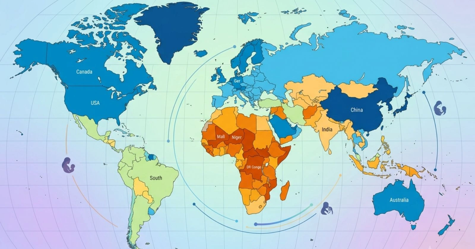 The Fertility Rate of Every Country in the World Explained