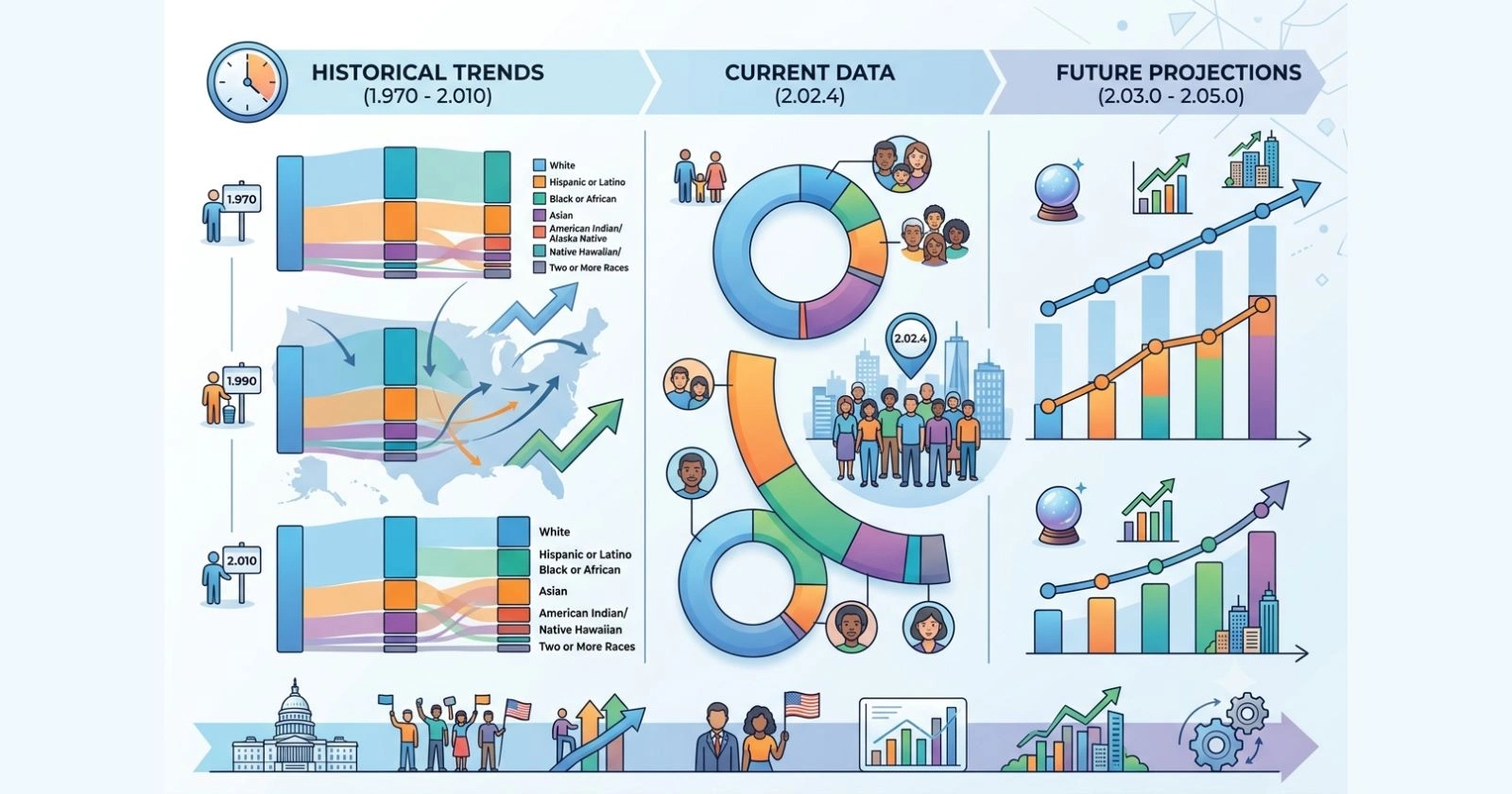 USA Population by Ethnicity 2026: Trends, Data and Projections