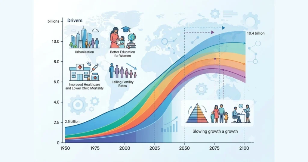 When Will World Population Peak? 2084 UN Forecast Explained