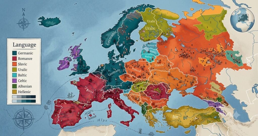 Europe Population by Language 2026, Full Rankings
