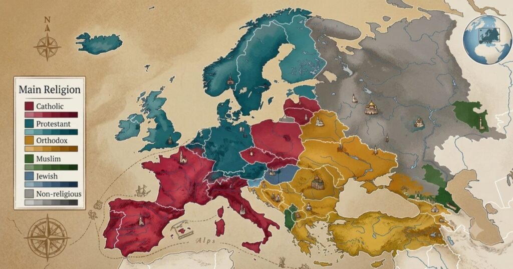 Europe Population by Religion 2026, The Full Breakdown