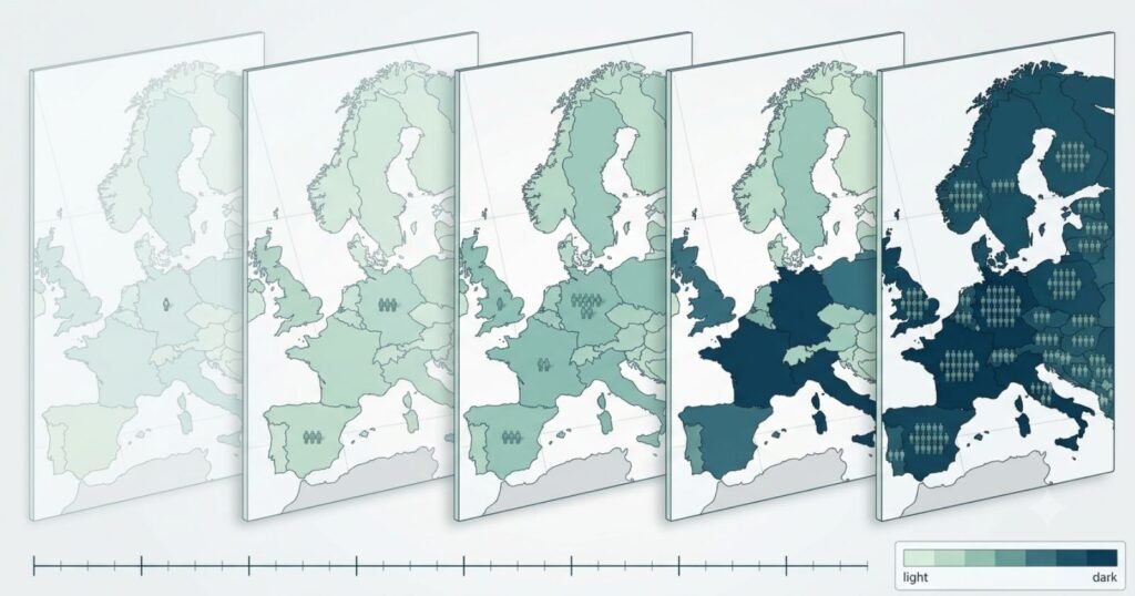 Europe Population by Year, 1955 to 2050 Full Data Table