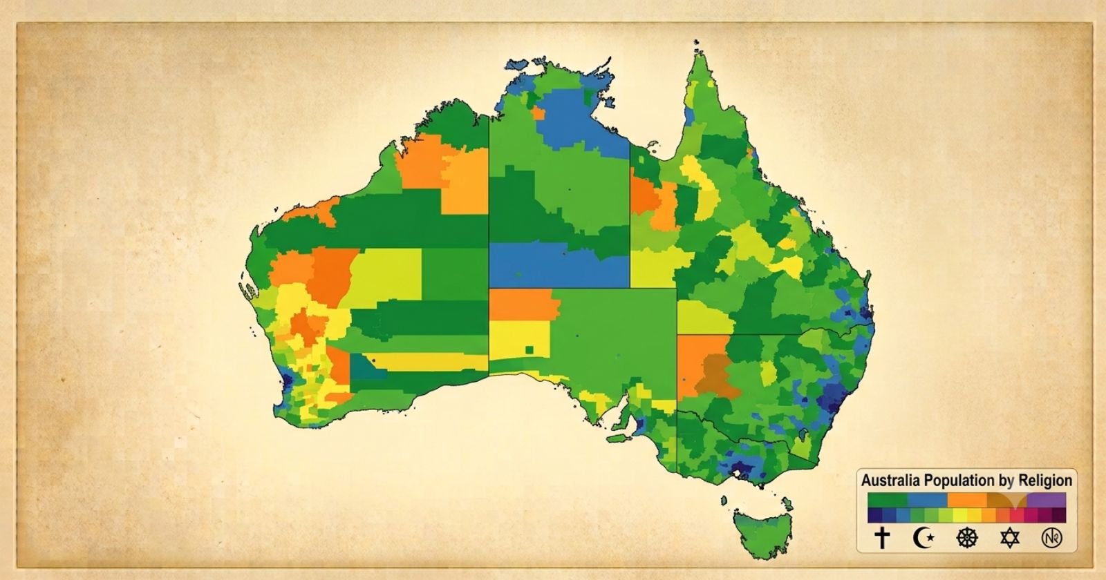 Australia Population by Religion: 2021 Census Breakdown